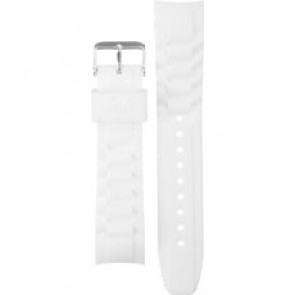 Bracelet de montre Ice Watch SI.WE.U.S.09 / 005071 Caoutchouc Blanc 20mm