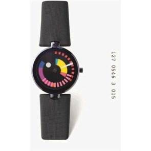 Bracelet de montre Rado R070880510.R29546155.01.127.0546.3.015 Caoutchouc Noir 19mm