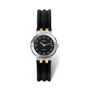 Bracelet de montre Rado 01.153.0344.3.217 Cuir Noir