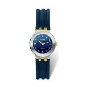Bracelet de montre Rado 01.153.0344.3.220 / 153.03443 Cuir Bleu 13mm