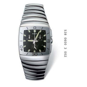 Bracelet de montre Rado 01.538.0600.3.002 / R070449610 Céramique Gris