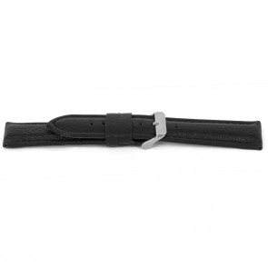 Bracelet de montre Universel H017-XL Cuir Noir 22mm