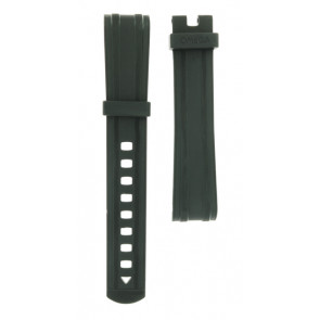Bracelet de montre Omega 21032422001001-S Silicone Noir 20mm