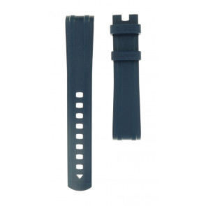 Bracelet de montre Omega 032CVZ010127 Caoutchouc Bleu 20mm