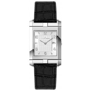 Bracelet de montre Jacques Lemans 1-1313A Cuir Noir 18mm