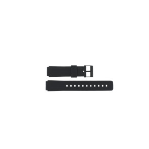 Casio bracelet de montre 10108579 Plastique Noir 16mm 