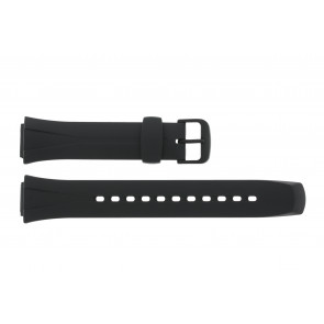 Casio bracelet de montre WVA-105H-1AV / WL-S21H-1AV / WL-S21 / 10125561 Plastique Noir 16mm