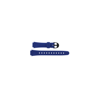 Casio bracelet de montre 10128140 Plastique Bleu 14mm 