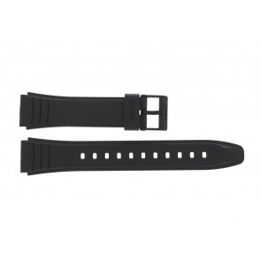 Bracelet de montre Casio AW-49H-1BV / AW-49H-7BV / 10160334 Plastique Noir 19mm