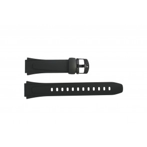Casio bracelet de montre 10179406 Plastique Noir 18mm 