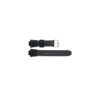 Casio bracelet de montre 10198354 Plastique Noir 13mm 