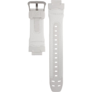 Casio bracelet de montre 10220277 Plastique Blanc 19mm 