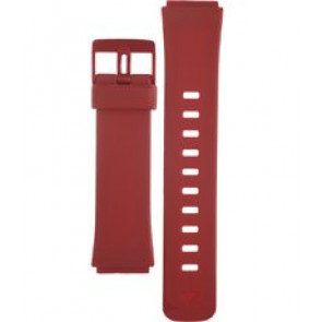 Casio bracelet de montre 10224495 Plastique Rouge 19mm 