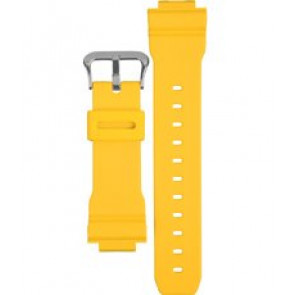 Casio bracelet de montre 10330724 G-Shock Plastique Jaune 16mm 