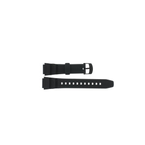 Casio bracelet de montre 10360831 Plastique Noir 18mm 