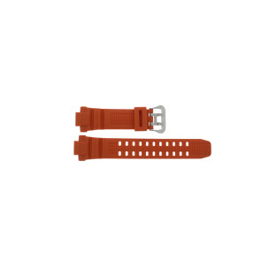 Casio bracelet de montre 10370830 Plastique Orange 14mm 