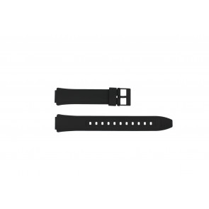 Casio bracelet de montre 10379447 Plastique Noir 15mm 