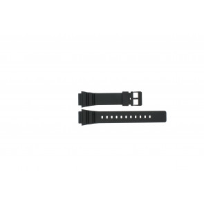 Casio bracelet de montre MRW-200h / 10393907 Caoutchouc Noir 18mm