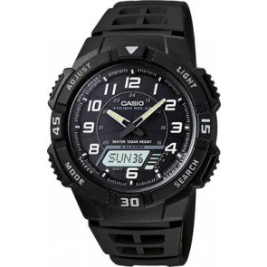 Casio bracelet de montre 10395812 Plastique Noir 18mm 