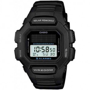 Casio bracelet de montre 10395874 Plastique Noir 16mm 