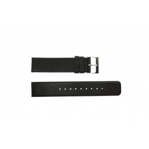 Bracelet de montre Obaku 104 Cuir Noir 20mm