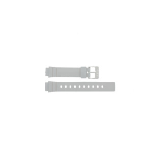 Casio bracelet de montre 10406536 Plastique Blanc 14mm 