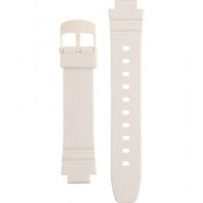 Casio bracelet de montre LRW-250H-7BV - LRW-250H-9A1V - LRW-250H-4AV -LRW-250H-9A2V / 10435836 Plastique Blanc 12mm