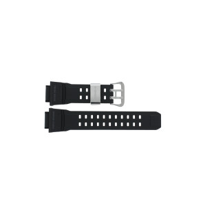 Casio bracelet de montre GW-9400-1 / 10455201 Silicone Noir 19mm