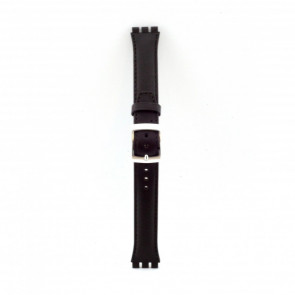 Bracelet de montre Universel 51643.03.17 Cuir Brun foncé 17mm