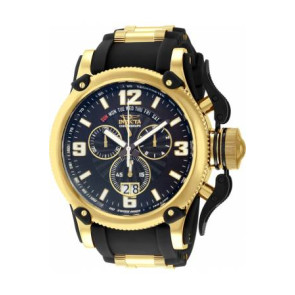 Bracelet de montre Invicta 12435 / 12435-01 Silicone Noir