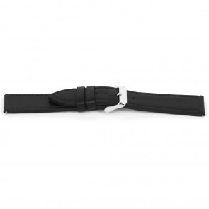 Bracelet de montre Universel F143 Cuir Noir 18mm