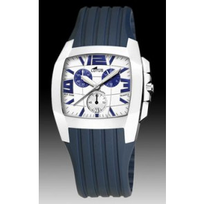 Lotus bracelet de montre 15317-7 Caoutchouc Bleu