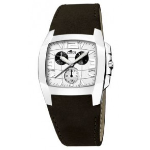 Bracelet de montre Lotus 15321-1 Cuir Noir 22mm