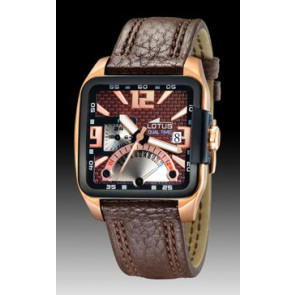 Bracelet de montre Lotus 15531-2 Cuir Brun 24mm