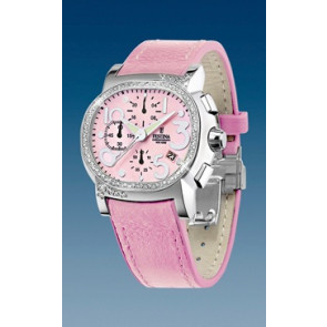 Bracelet de montre Festina F16196-3 / F16180 Cuir Rose 21mm