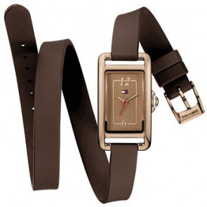 Bracelet de montre Tommy Hilfiger 1781223 / TH679301462 / 1462 / TH-187-3-34-1284 Cuir Brun 10mm