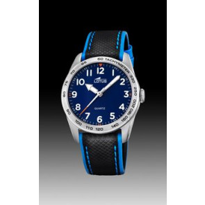 Bracelet de montre Lotus 18276-2 Cuir Noir 18mm