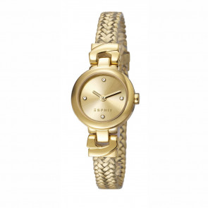 Bracelet de montre Esprit ES107662003 Cuir Plaqué or 9mm