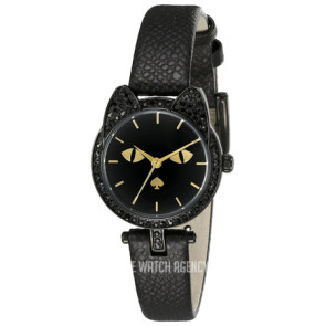 Bracelet de montre Kate Spade New York 1YRU0817 Cuir Noir