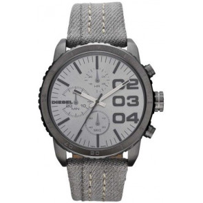 Bracelet de montre Diesel DZ5355 Textile Gris 22mm