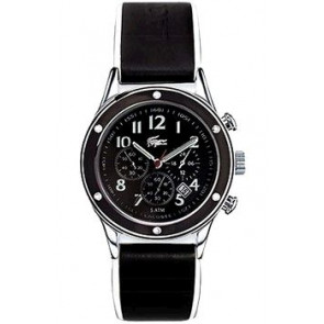Lacoste bracelet de montre LC-11-3-14-0039 / 2000337 Cuir Noir 20mm