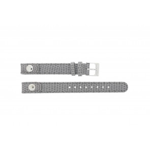 Lacoste bracelet de montre 2000385 / LC-05-3-14-0009 / GR Cuir Gris 12mm + coutures grises
