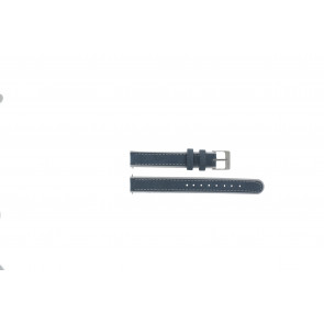 Lacoste bracelet de montre 2000504 / LC-33-3-14-0165 Cuir Gris 14mm + coutures blanches