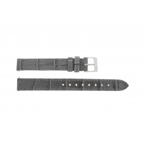 Lacoste bracelet de montre 2000514 / LC-05-3-14-0167 Cuir Gris 13mm + coutures défaut