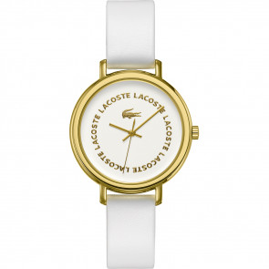 Lacoste bracelet de montre 2000623 / LC-33-3-34-2221 Cuir Blanc 14mm