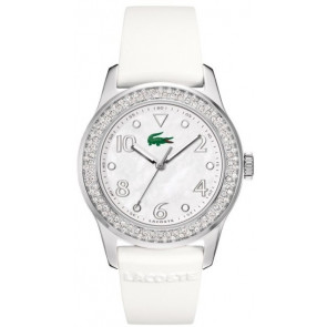 Bracelet de montre Lacoste 2000647 / LC-11-3-14-2255S Caoutchouc Blanc 20mm