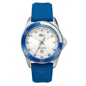 Lacoste bracelet de montre 2010551 / LC-31-1-27-2248 Silicone Bleu 22mm