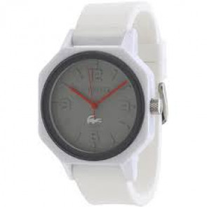 Lacoste bracelet de montre 2010689 / LC-70-1-47-2428 Silicone Blanc 20mm