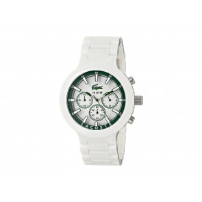 Lacoste bracelet de montre 2010757 / LC-61-1-29-2561 Plastique Blanc 13mm