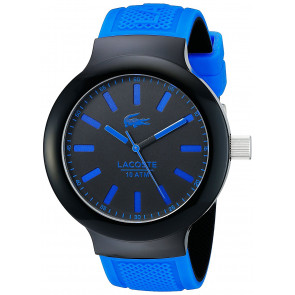 Lacoste bracelet de montre 2010815 / LC-61-1-29-2349 Caoutchouc Bleu 16mm
